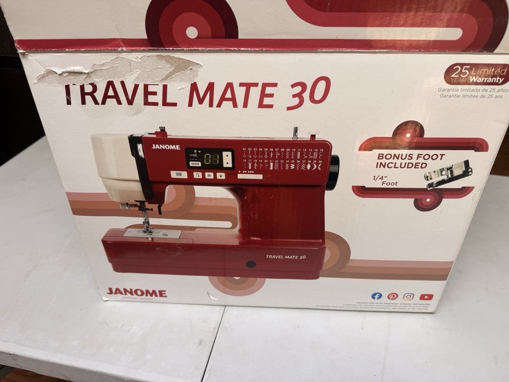 Janome Travel Mate 30 Computerized Sewing Machine TM30