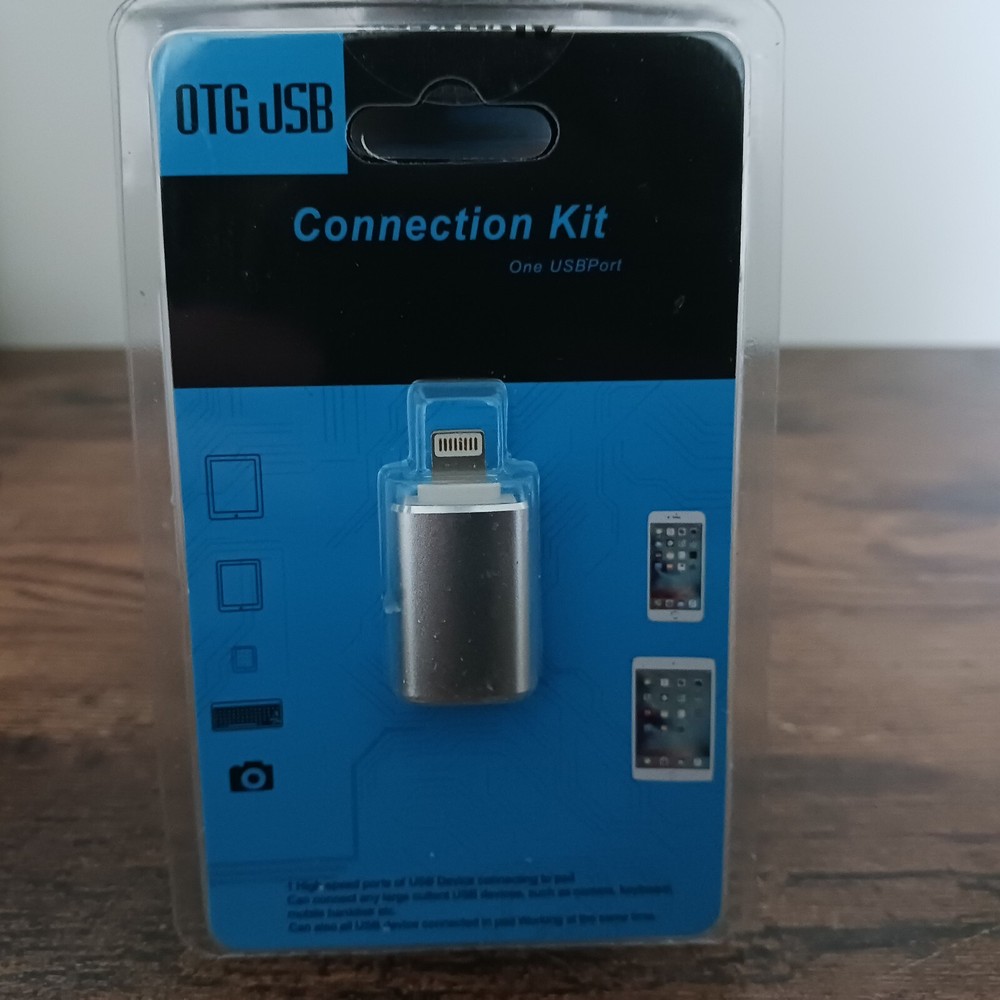 OTG JSB Connection Kit - OTG USB Flash Driver -Camera, IPhone etc. NEW