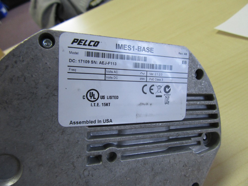 Pelco IMES1-Base IP Sarix POE MiniDome STD 30IPS Surevision Camera Base-Module