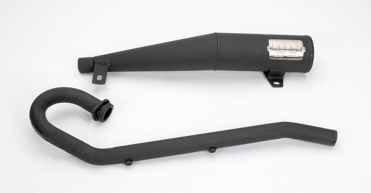 DG Performance 04-2108 RCM Exhaust System - Steel Black