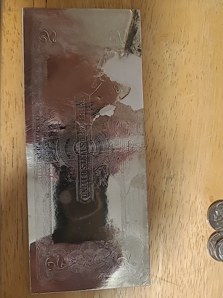 silver 2 dollar bill Leafe .999