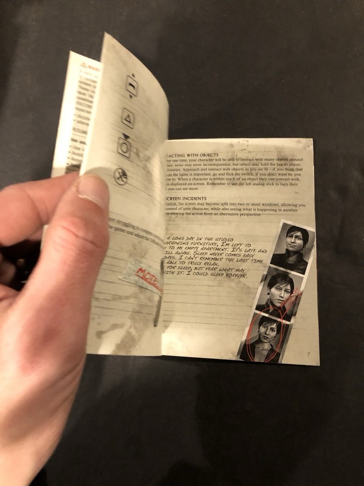 heavy rain ps3 Manual Only