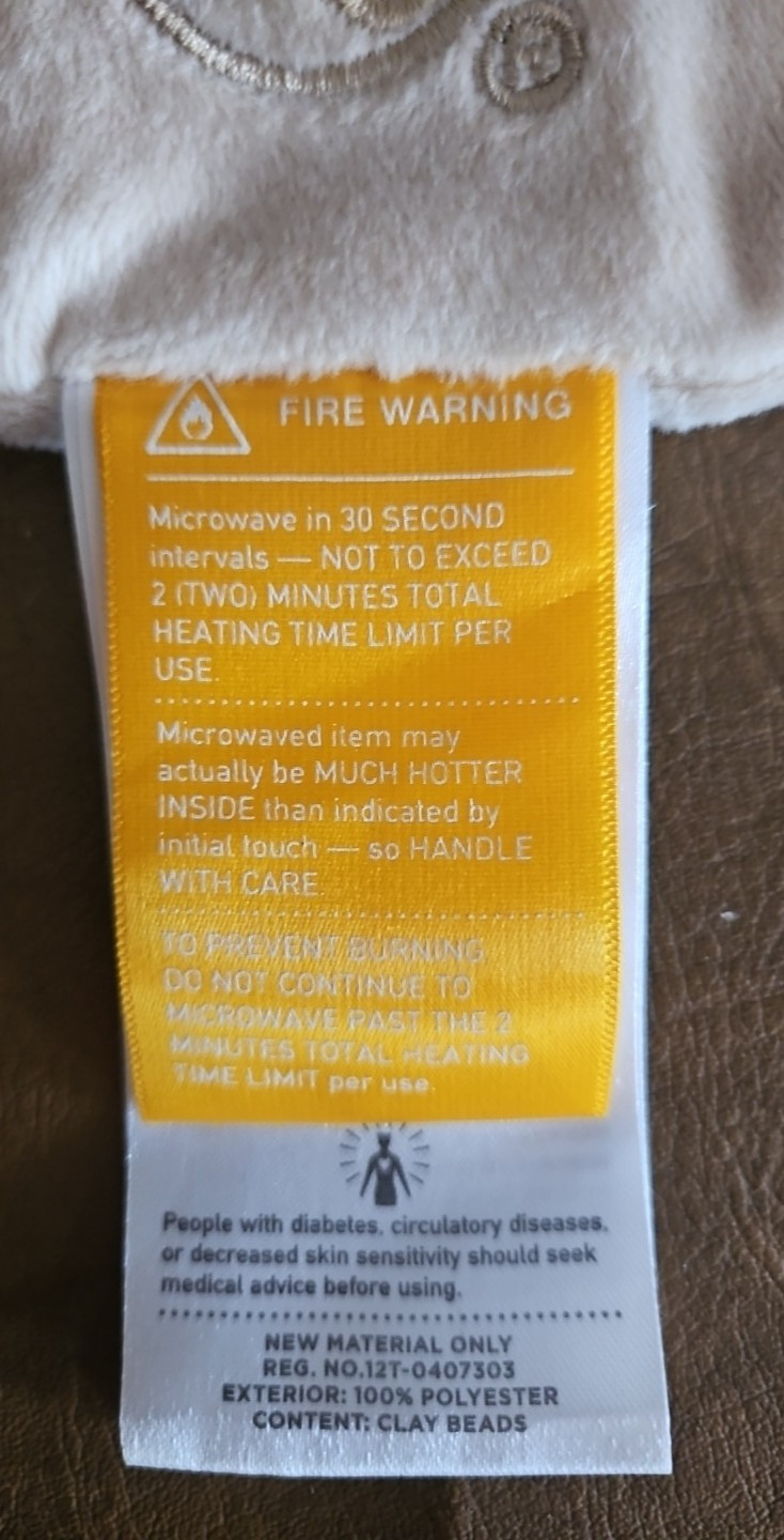 Earth Therapeutics Anti-Stress Microwaveable Neck Pillow Washable Cover