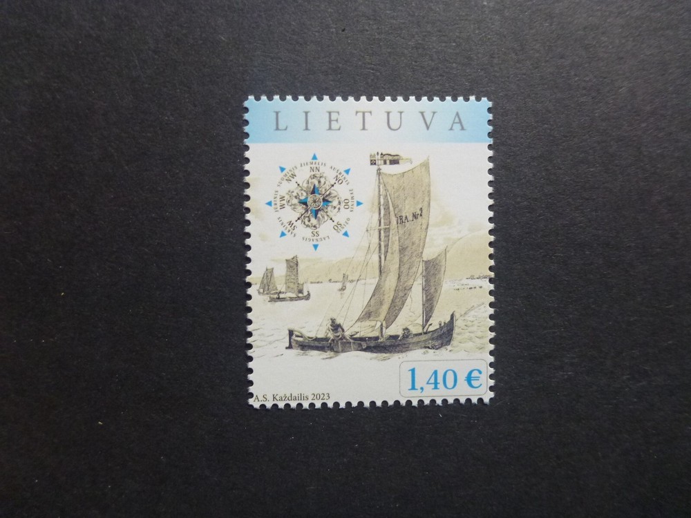 LITHUANIA 2023 Sailing Ship Mint Stamp