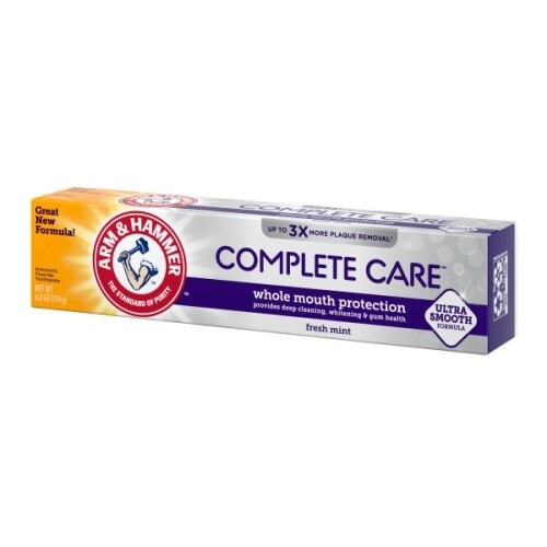 5 Pack Arm & Hammer Complete Care Toothpaste Fresh Mint 6oz Each