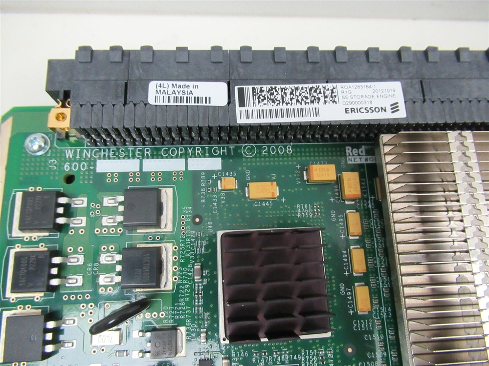 Redback Ericsson ROA1283164/1 Smart Edge Storage Engine Module Circuit Board