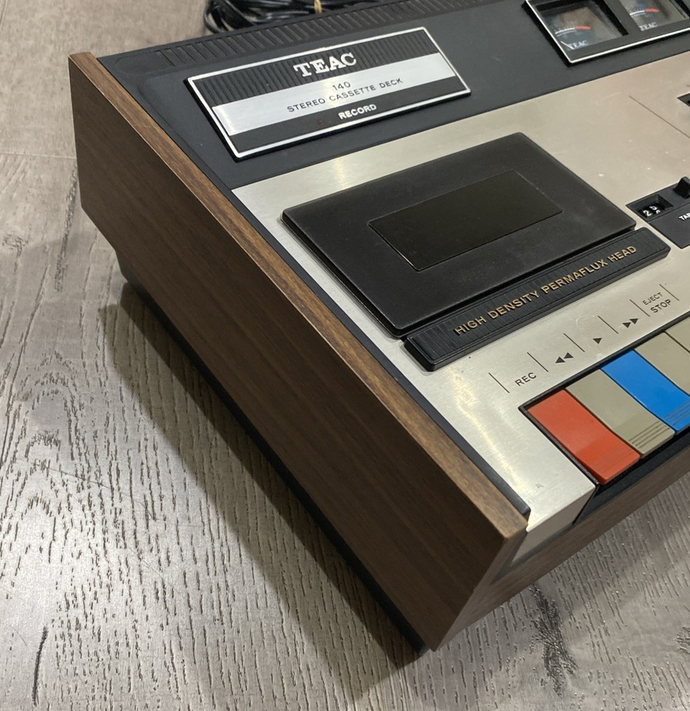 TEAC 140 Stereo Cassette Deck - Good Working Condition