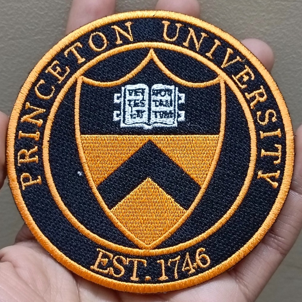Princeton University Logo Iron On Patch-Sew Patch-Embroidered Patch 4"