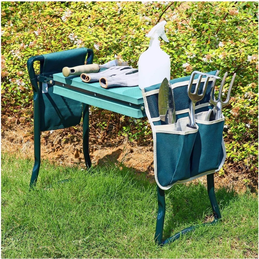 Lightweight Garden Stool with Tool Pockets