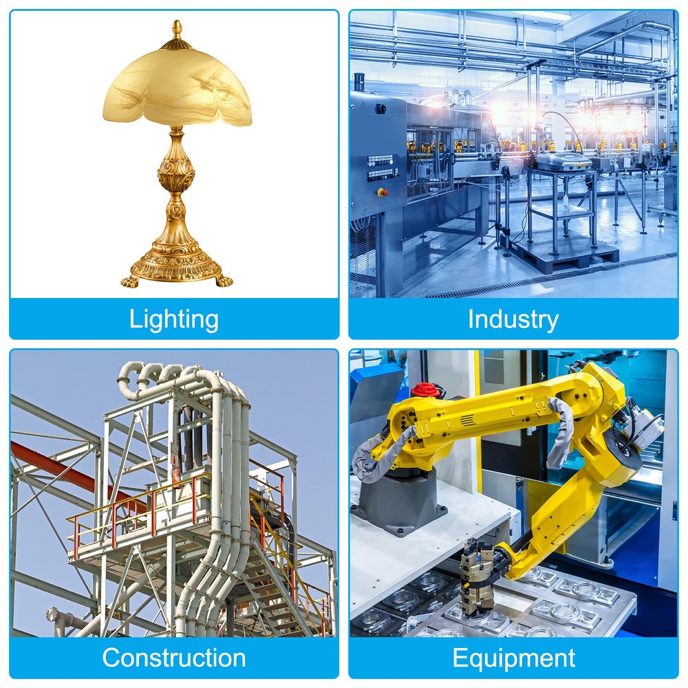 M10x1 Round Locknut 5pc Solid Brass Edge Flat Nut Thin Screw Lock Nut 16.5mmx6mm