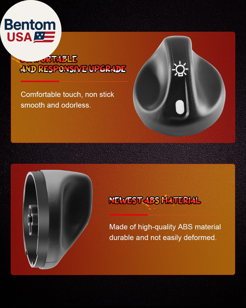 Headlamp Switch Knob Replacement - Fits Ford Excursion 2000-2001, Expedition 199