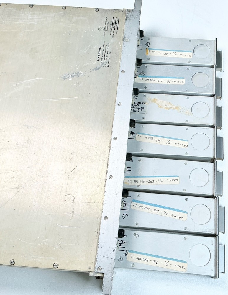 Data Control Systems DCS GMA-3 Telemetry Discriminator Chassis w/ 7 Modules GFD5