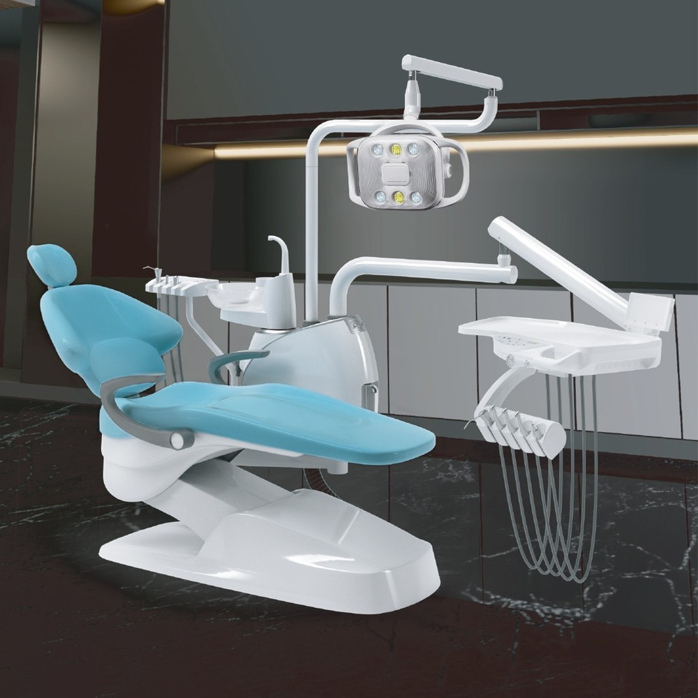 Dental Chair Unit Computer Controlled+ Stool/Portable Delivery Unit Compressor