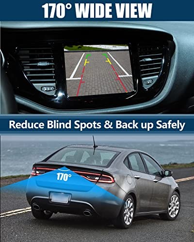 Backup Camera 56038990AA Compatible with Dart 2013 2014 2015 2016 Reverse