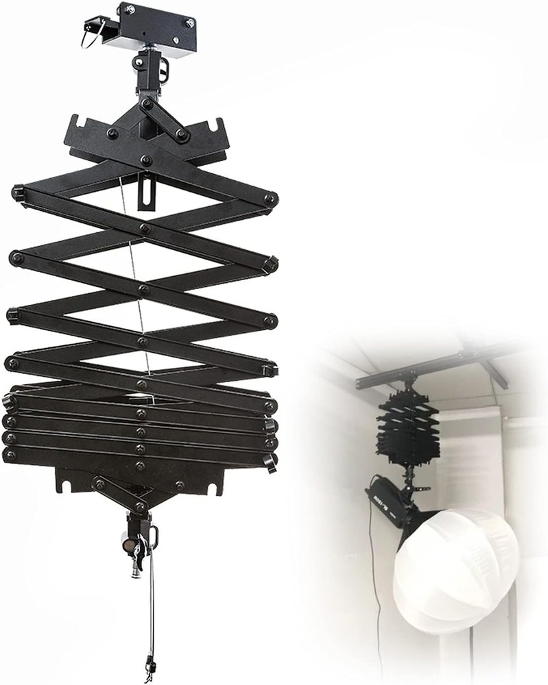 DATOUBOSS 2M Drop Pantograph for Studio Photography Ceiling Rail System