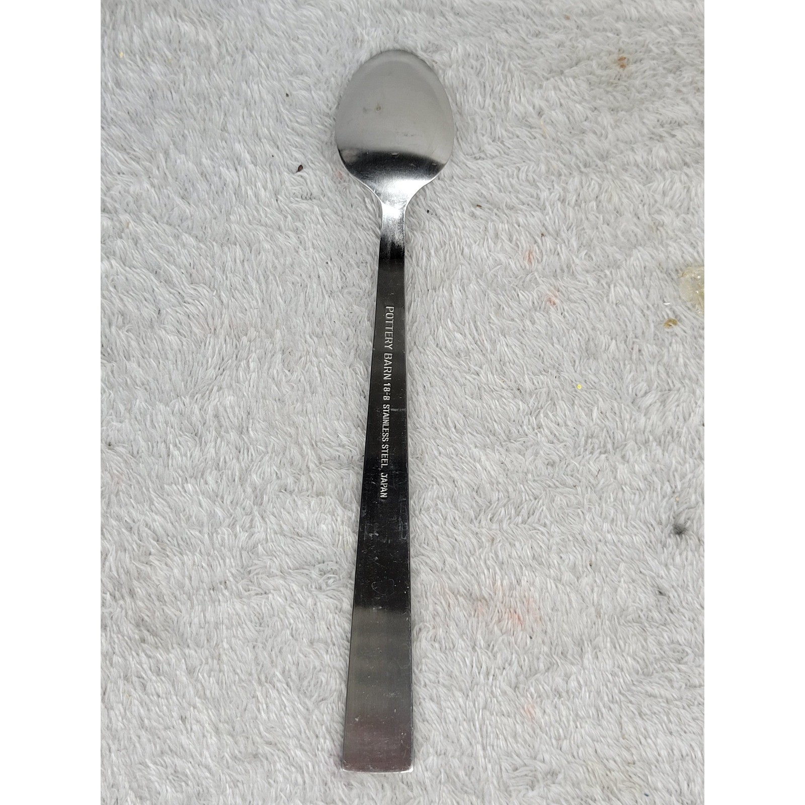 4 pcs Pottery Barn Ice Cream Sundae Milkshake Spoons Stainless Steel Flatware