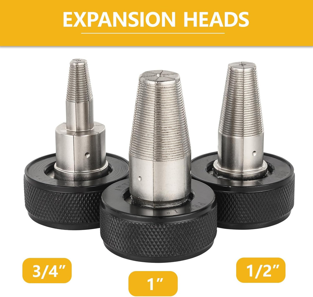 Auto-Spin PEX a Expansion Tool, Automatically Rotation Head PEX Expander Kit, wi