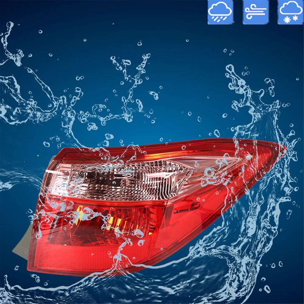 1-Pack Rear Right Tail Light Brake Lamp Assembly Replacement for Corolla 2017