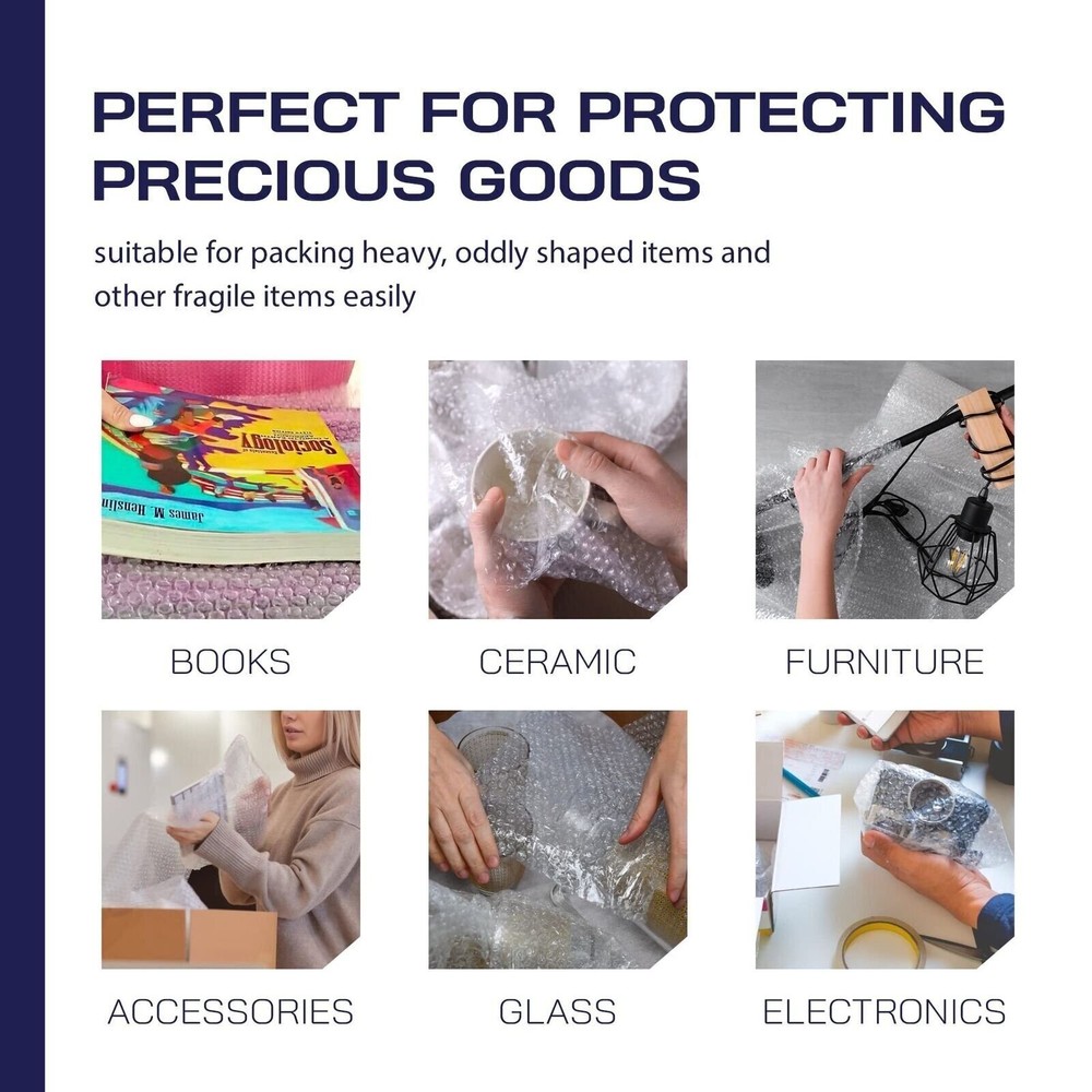 Protective Bubble Roll - 450FTx12IN Clear