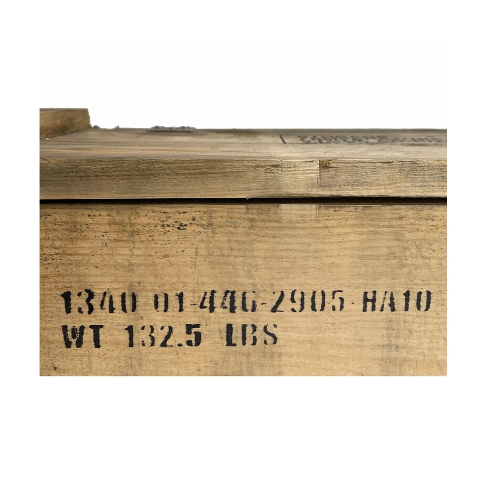 Wooden Crate for 3 Rocket, Flare, 2.75 inch Warhead - Used