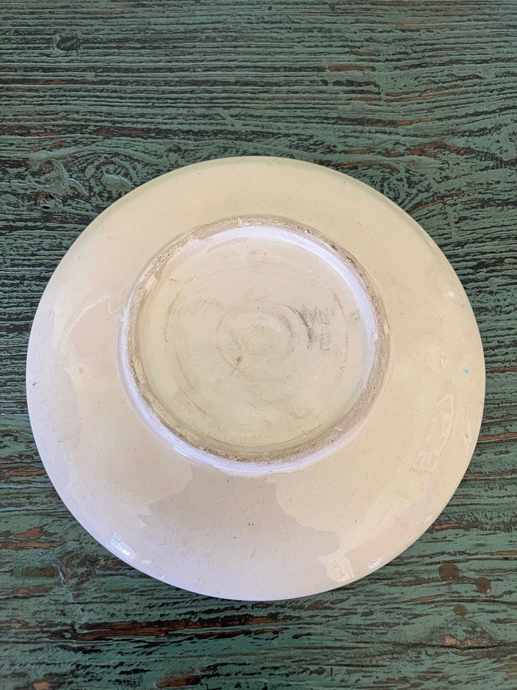 Vintage Islamic Handmade Ceramic Plate
