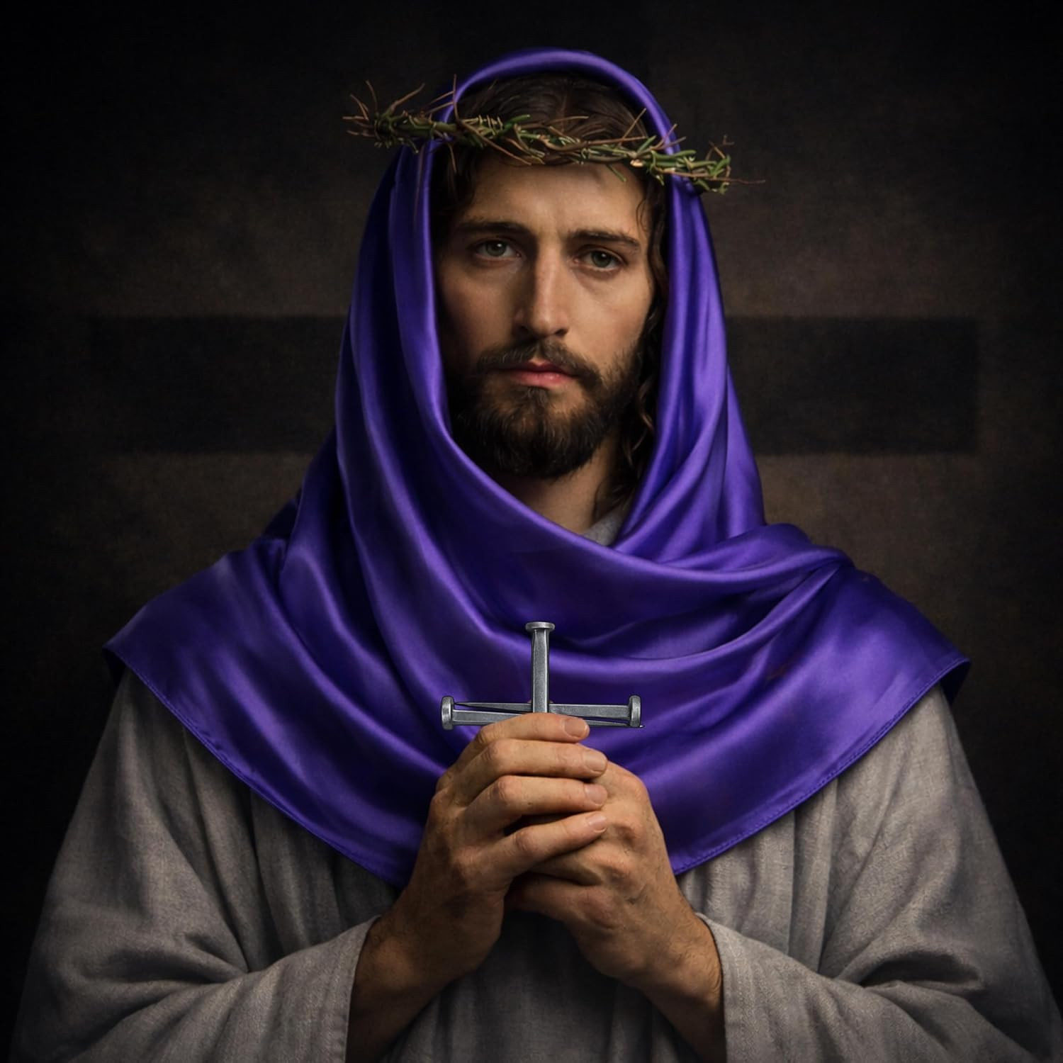 5 Pcs Easter Crown of Thorns Set, Jesus Crown Decor Set Includes Thorns Wreath F