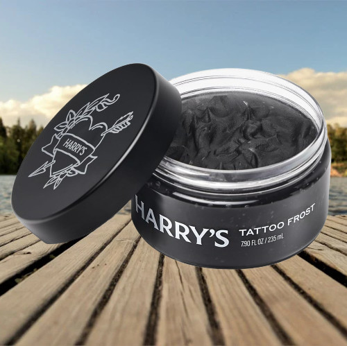 Harry’s Tattoo Frost, Tattoo Aftercare Gel for Hydration & Vibrancy, Fragrance-F