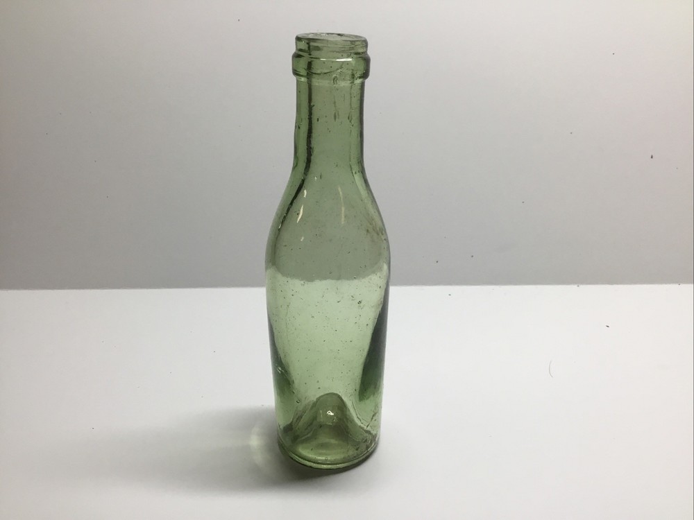 Antique Push Up Base Sample Size Wine Bottle.