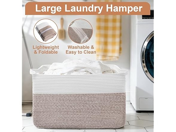 ClenClever 75L Extra Large Laundry Hamper