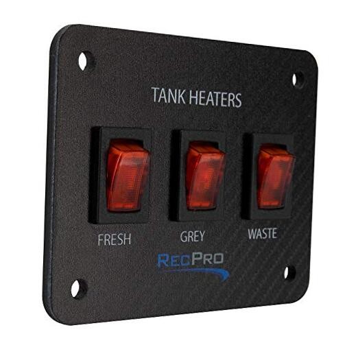 RV Toggle Switch | Tank System Control Panel | Gang Kit System | 3 Toggles