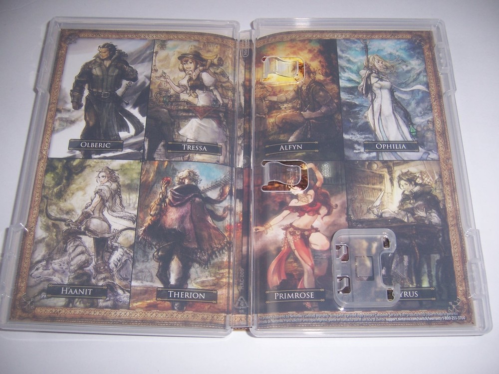 Original Box Case Replacement Nintendo Switch Octopath Traveler