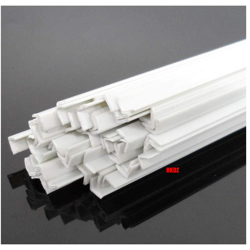 ABS I-Beam Strip DIY Fun Technology Architecture Builde Model Making Cabin White
