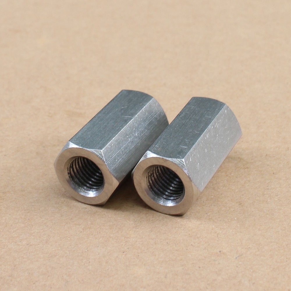 Right and Left hand Threaded Double Ended Hex Coupling Nut M3 M5 M6 M8 M12 etc.
