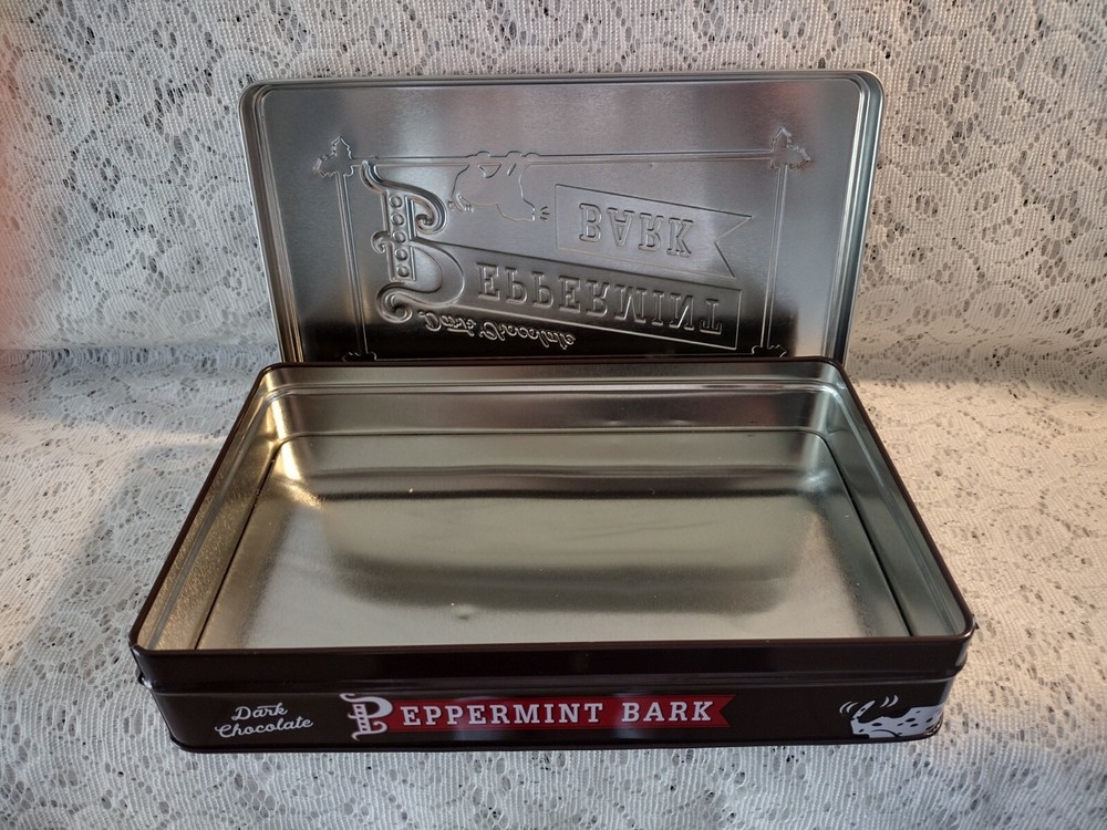 Peppermint Bark Tin...Dark Chocolate.