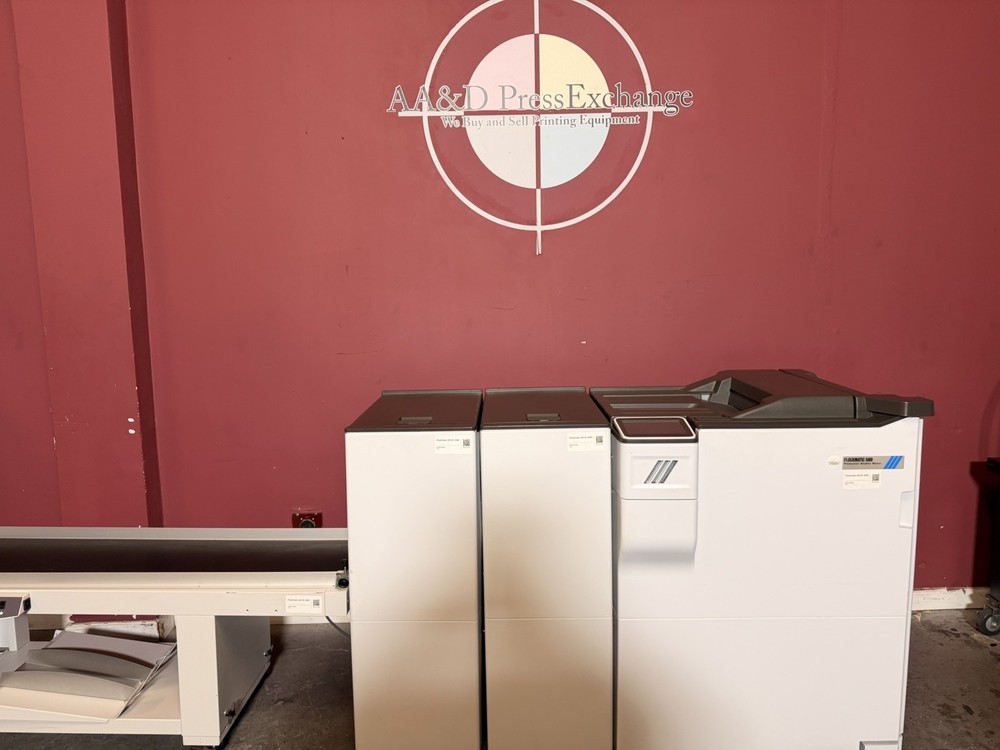 Plockmatic 500 bookletmaker extended Conveyor !Video!