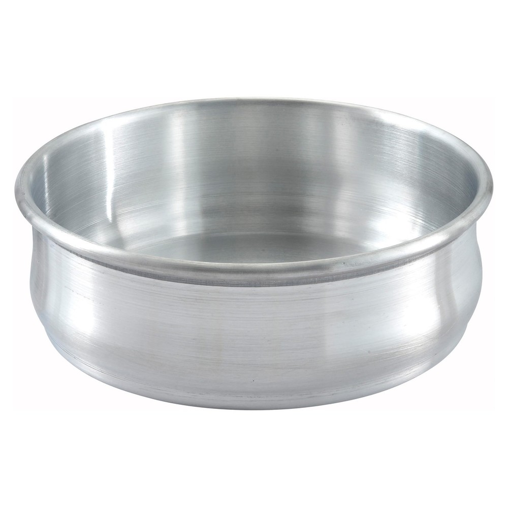 Winco Winware 48 Ounce Stackable Dough Pan 48 Ounce, Aluminum