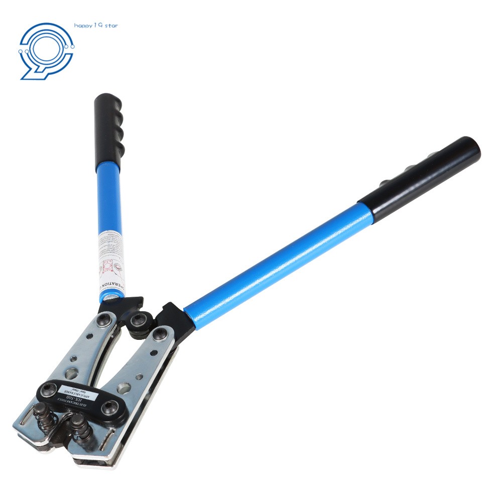 For 10-0 AWG Battery Cable Lug Crimping Tool Wire Crimper + 1 Wire Cutter