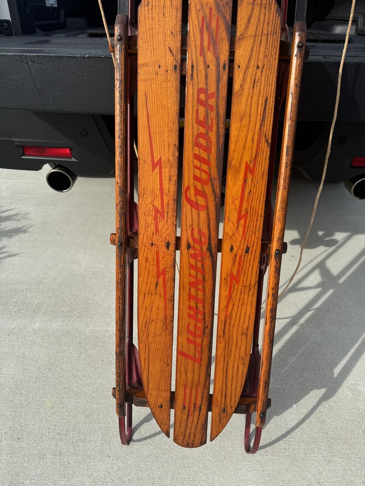 Lightning Guider #125 Snow Sled Excellent Condition