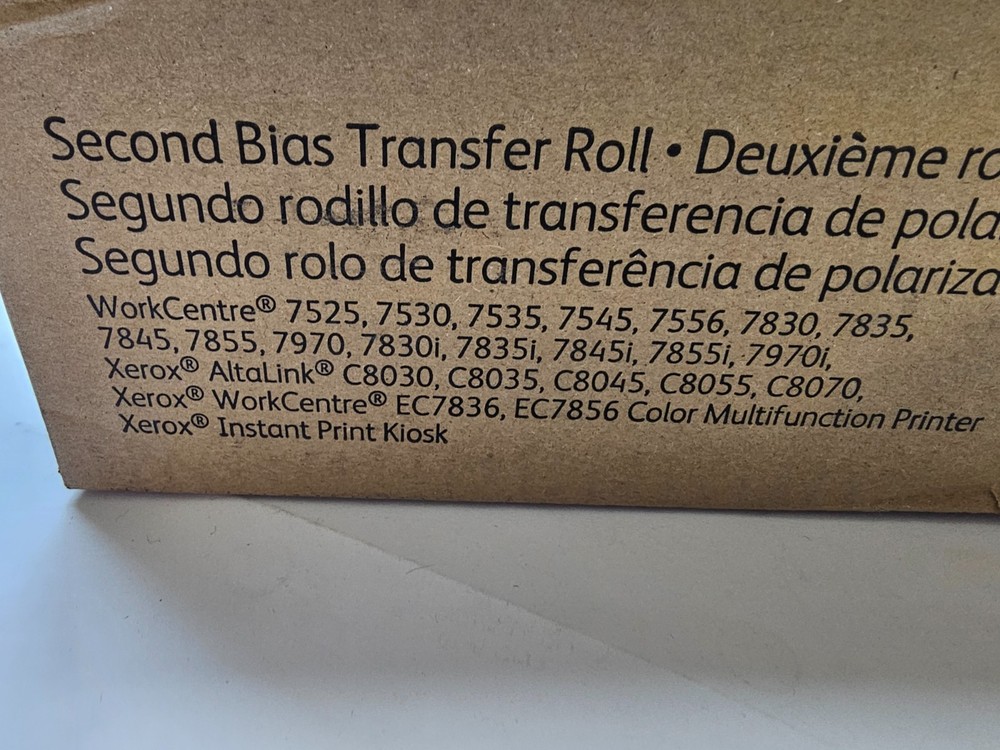 Xerox Second Bias Transfer Roll