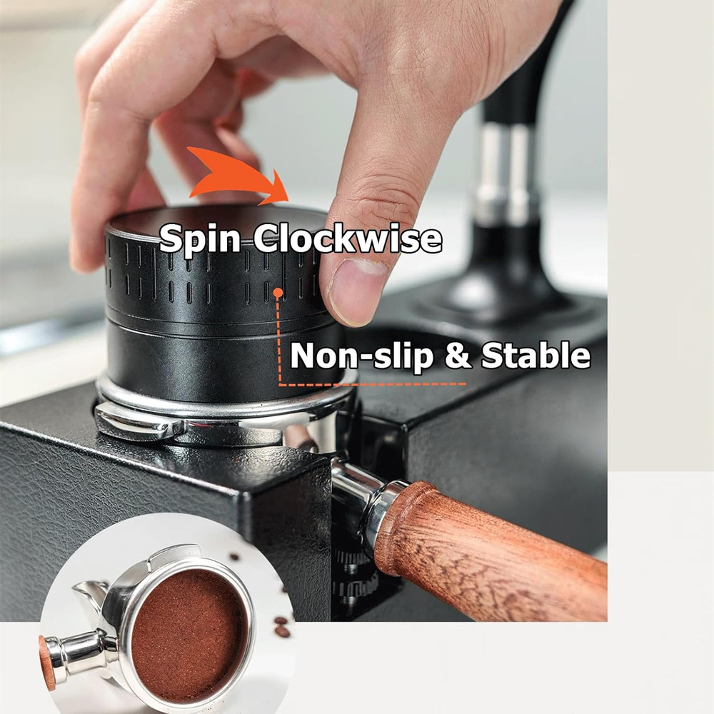 Coffee Distributor 51Mm, Espresso Distribution Tool, Gravity Adaptive Distributo