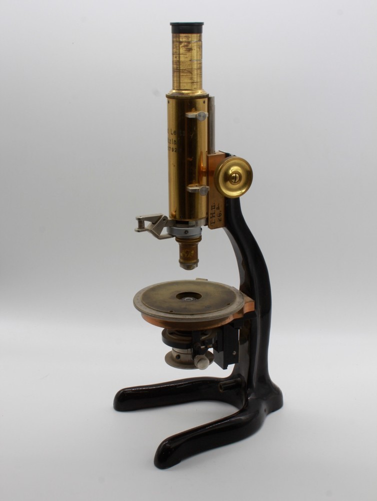 Rare Antique Brass Leitz Petrographic Polarising Microscope #GP1