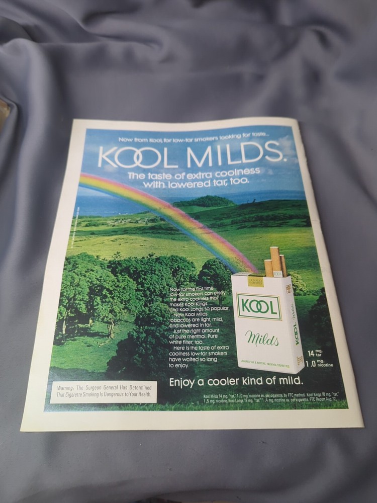 Kool Milds Advertisement 1970s
