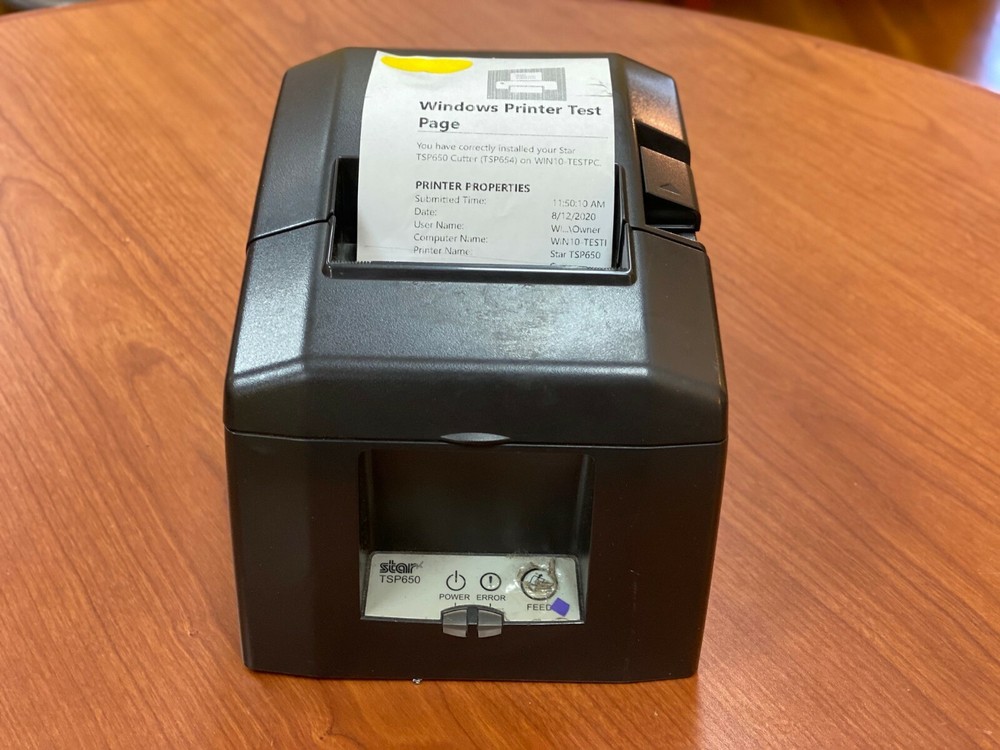 Star TSP650 Thermal Parallel POS Receipt Printer- Grade C