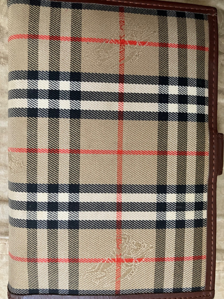burberry schedule day planner - leather