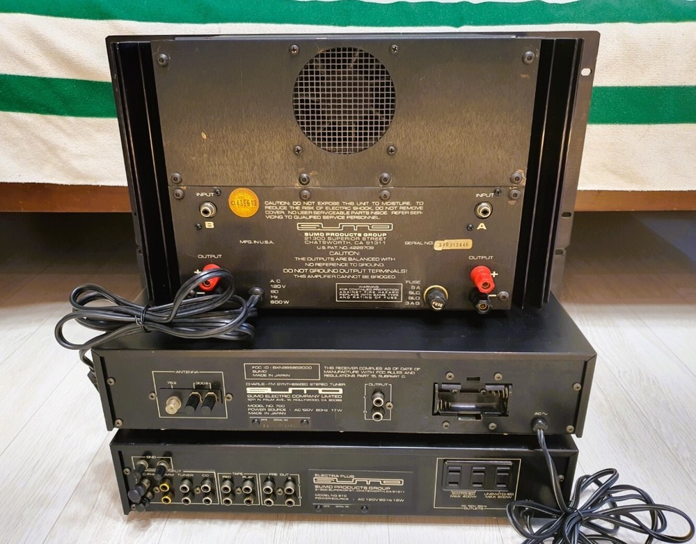 SUMO Class-A Amp, Preamp, Tuner complete set