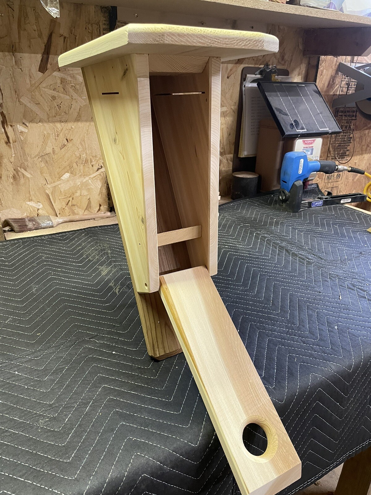 4-pack Peterson style Bluebird nest box (100% cedar).