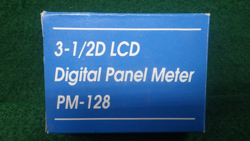 NOS Vintage 3-1/2" LCD Digital Panel Meter PM-128 9VDC