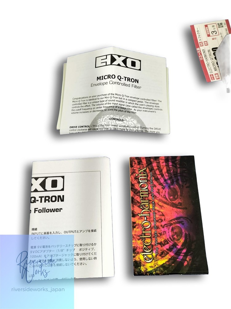 ELECTRO-HARMONIX MICRO QTRON Envelope Filter Effect Pedal JP