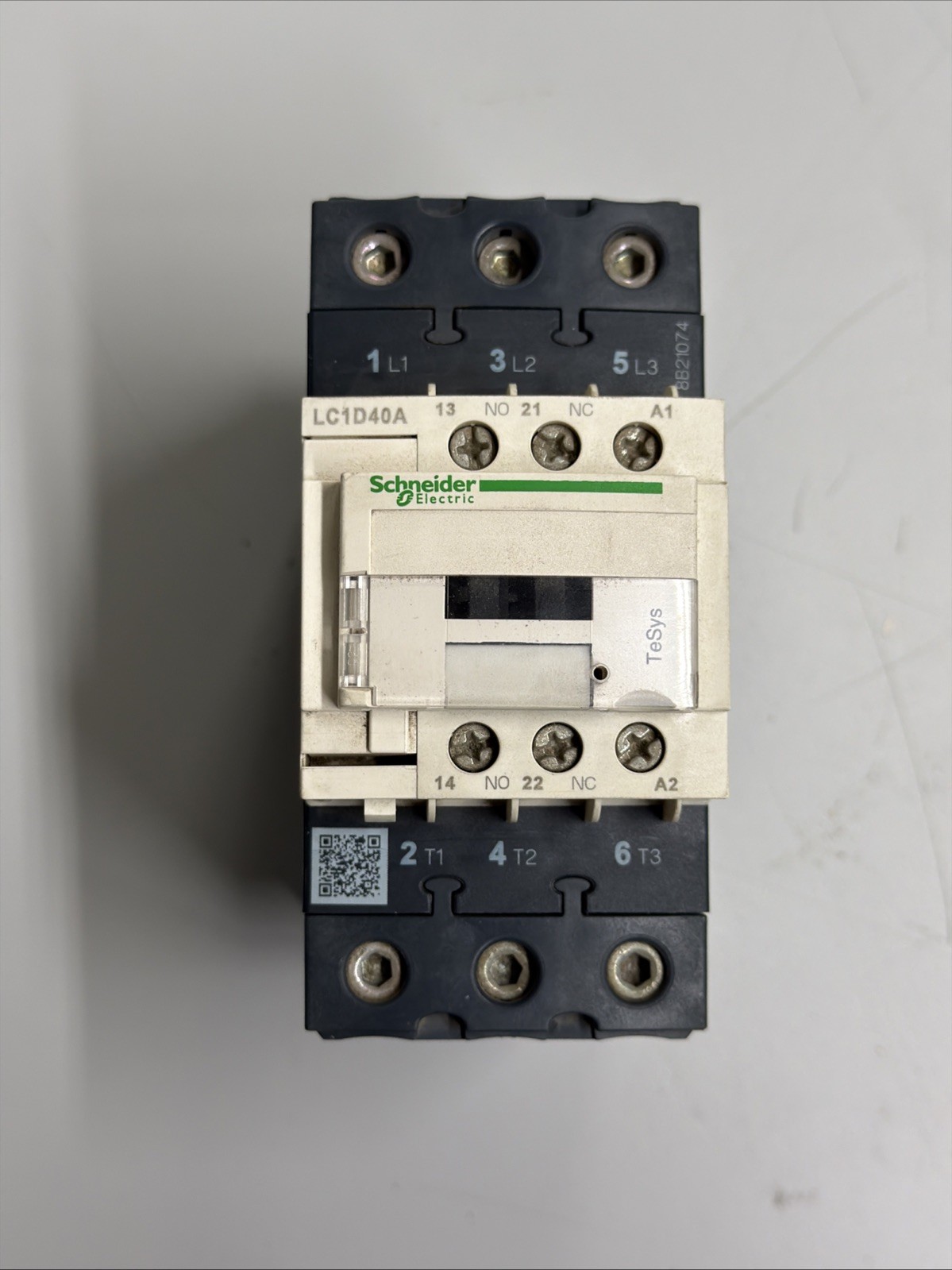 Schneider Electric LC1D40A Contactor, 60A, 600V, 120V Coil, 60Hz
