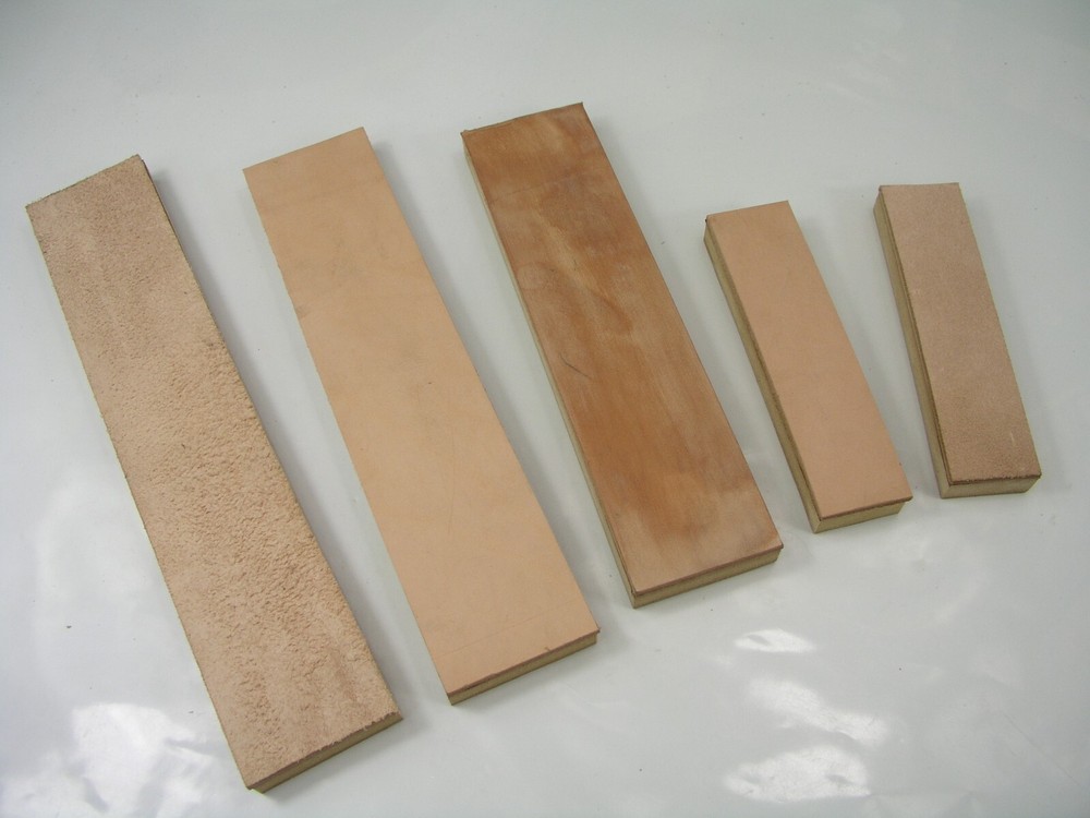 Mounted Leather Bench Strops, Knife Sharpening & Honing, U Pick Size